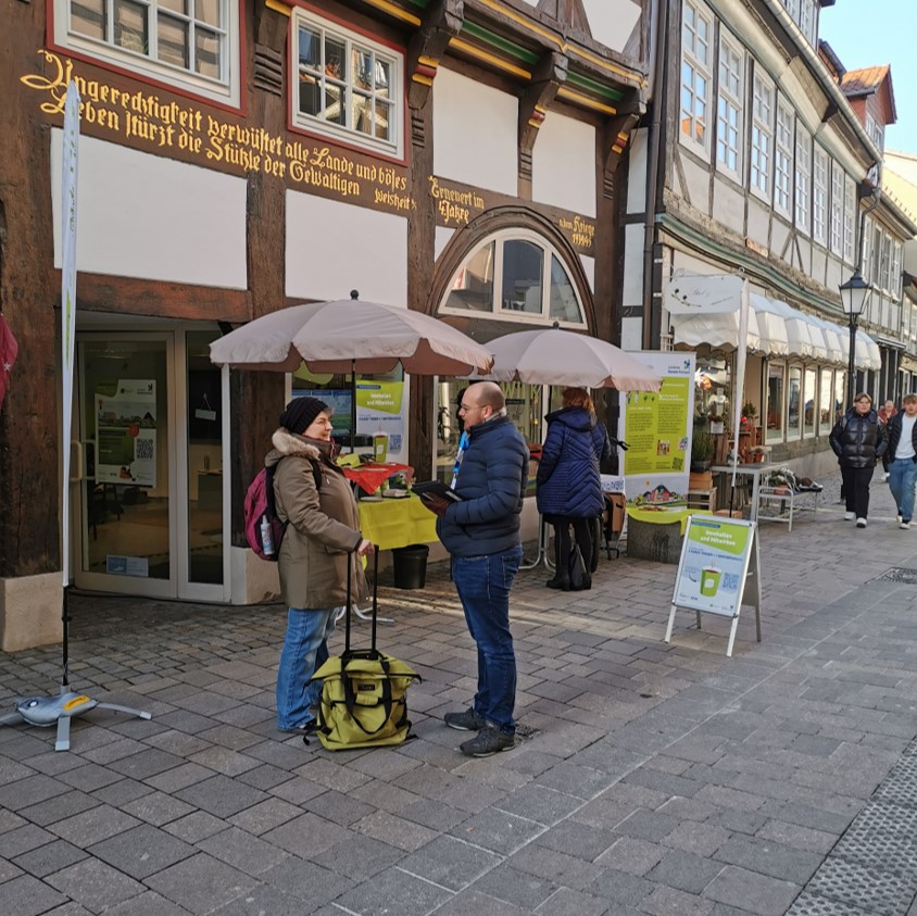 Beteiligung im Vorbeigehen - Befragung