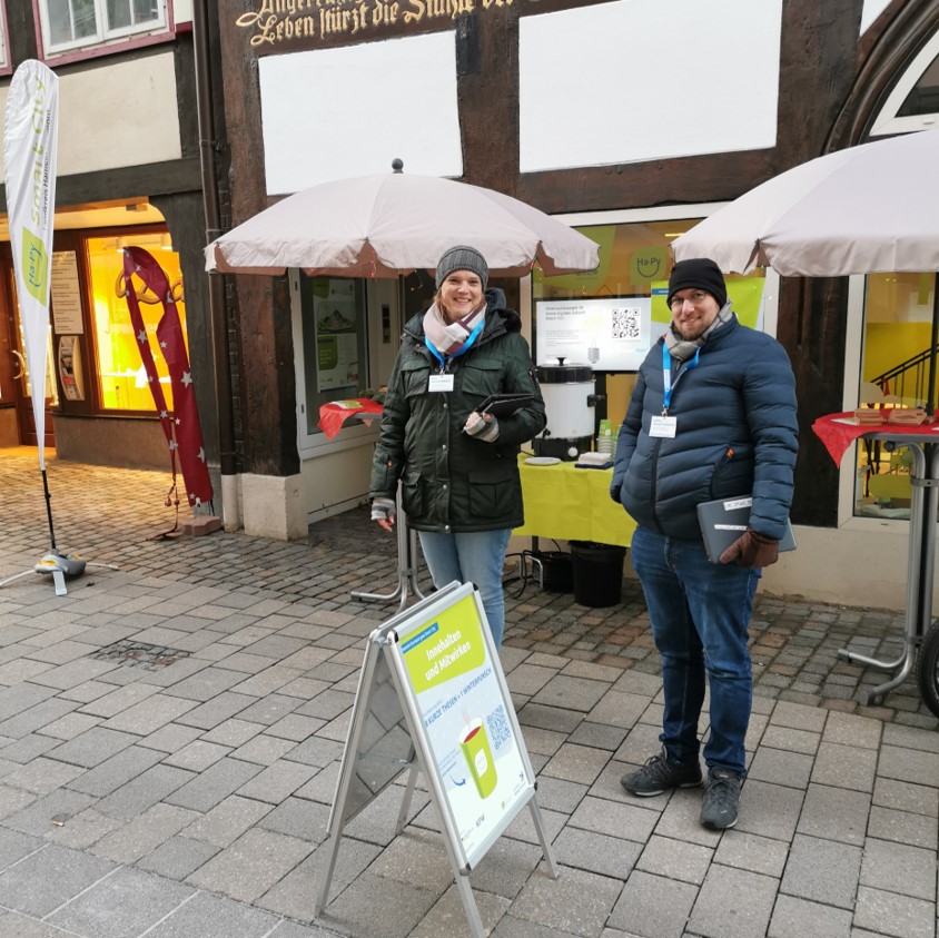 Beteiligung im Vorbeigehen - Team